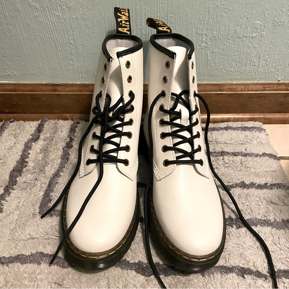 Dr. Martens White Docs